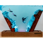Manta Ray and Diver Night Light detail 5 - EpoLume
