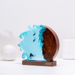 Octopus and Diver Ocean Wave Night Light detail 3 - EpoLume