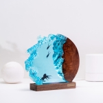 Octopus and Diver Ocean Wave Night Light detail 8 - EpoLume