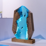 Penguin Scuba Diver Night Light Epoxy Night Light - EpoLume