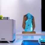 Penguin Diver Resin Night Light detail 7 - EpoLume