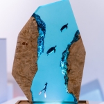 Shark and Ocean Animal Diver Night Light detail 6 - EpoLume