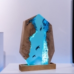 Penguin Diver Resin Night Light Epoxy Night Light - EpoLume
