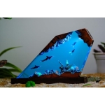 Shark Scuba Diver Ocean Night Light Epoxy Night Light - EpoLume