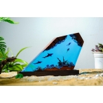 Shark Scuba Diver Ocean Night Light detail 7 - EpoLume