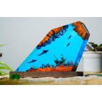 Shark Scuba Diver Ocean Night Light detail 8 - EpoLume