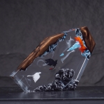 Fire Dragon epoxy night light detail 7