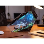 Fantasy Warrior Wolf Handmade Epoxy Resin Night Light - EpoLume