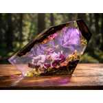 fantasy warrior wolf night light handmade resin night light by EpoLume - detail photo 4