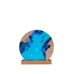 Jellyfish Column Epoxy Night Light handmade epoxy resin night light