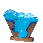Jellyfish Wave Epoxy Night Light handmade epoxy resin night light