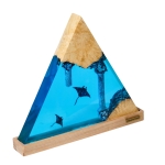 Detail view of Manta Ray Canyon Epoxy Night Light handmade epoxy resin lamp