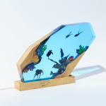 Octopus and Sea Turtle Epoxy Night Light handmade epoxy resin night light