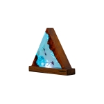 Detail view of Octopus Canyon Epoxy Night Light handmade epoxy resin lamp