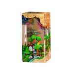 miniature forest cottage resin night light handmade resin night light by EpoLume - detail photo 6