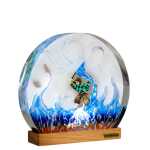 tanjiro water breathing resin night light handmade resin night light by EpoLume - detail photo 2