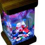 creepy clown resin night light handmade resin night light by EpoLume - detail photo 4
