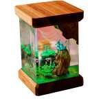 eevee evolution diorama resin night light handmade resin night light by EpoLume - detail photo 5