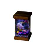 clefairy moon and rocket resin night light handmade resin night light by EpoLume - product photo
