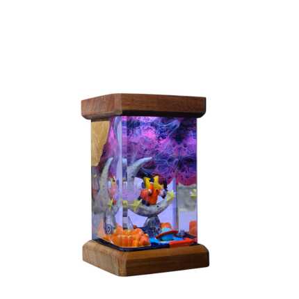anime figure resin night light handmade resin night light by EpoLume - product photo
