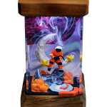 astronaut on moon resin night light handmade resin night light by EpoLume - detail photo 3