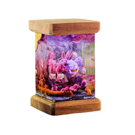 weezing resin night light handmade resin night light by EpoLume - detail photo 1
