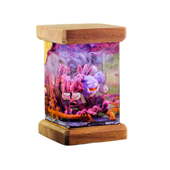 weezing resin night light handmade resin night light by EpoLume - detail photo 1