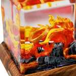 fantasy ring display resin night light handmade resin night light by EpoLume - detail photo 2
