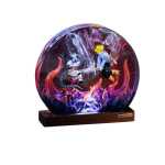 trunks vs frieza resin night light handmade resin night light by EpoLume - product photo