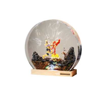 iron man resin night light handmade resin night light by EpoLume - detail photo 1