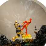 iron man resin night light handmade resin night light by EpoLume - detail photo 4