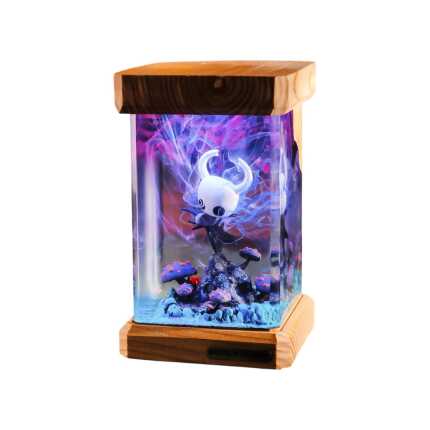 hollow knight resin night light handmade resin night light by EpoLume - detail photo 1