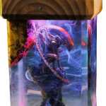 xenomorph display resin night light handmade resin night light by EpoLume - product photo