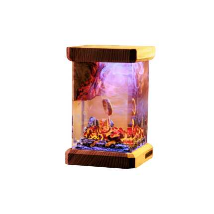 gollum ring resin night light handmade resin night light by EpoLume - product photo