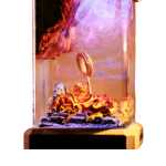 gollum ring resin night light handmade resin night light by EpoLume - detail photo 2