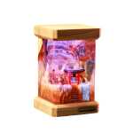torii gate autumn resin night light handmade resin night light by EpoLume - detail photo 3