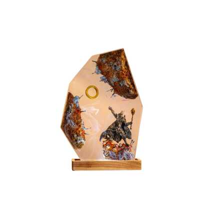 sauron ring resin night light handmade resin night light by EpoLume - product photo