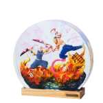 tengen vs gyutaro resin night light handmade resin night light by EpoLume - product photo