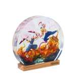 tengen vs gyutaro resin night light handmade resin night light by EpoLume - detail photo 3