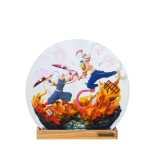 tengen vs gyutaro resin night light handmade resin night light by EpoLume - detail photo 4