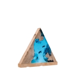 Detail view of Sea Turtle Canyon Epoxy Night Light handmade epoxy resin lamp