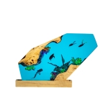 Whale Shark and Whale Epoxy Night Light handmade epoxy resin night light