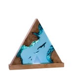 Detail view of Whale Canyon Epoxy Night Light handmade epoxy resin lamp