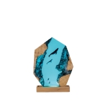 Detail view of Handmade Resin Epoxy Night Light handmade epoxy resin lamp
