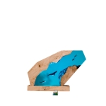 Detail view of Whale Epoxy Night Light handmade epoxy resin lamp