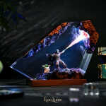 Mandalorian Diorama Resin Night Light thumbnail 1